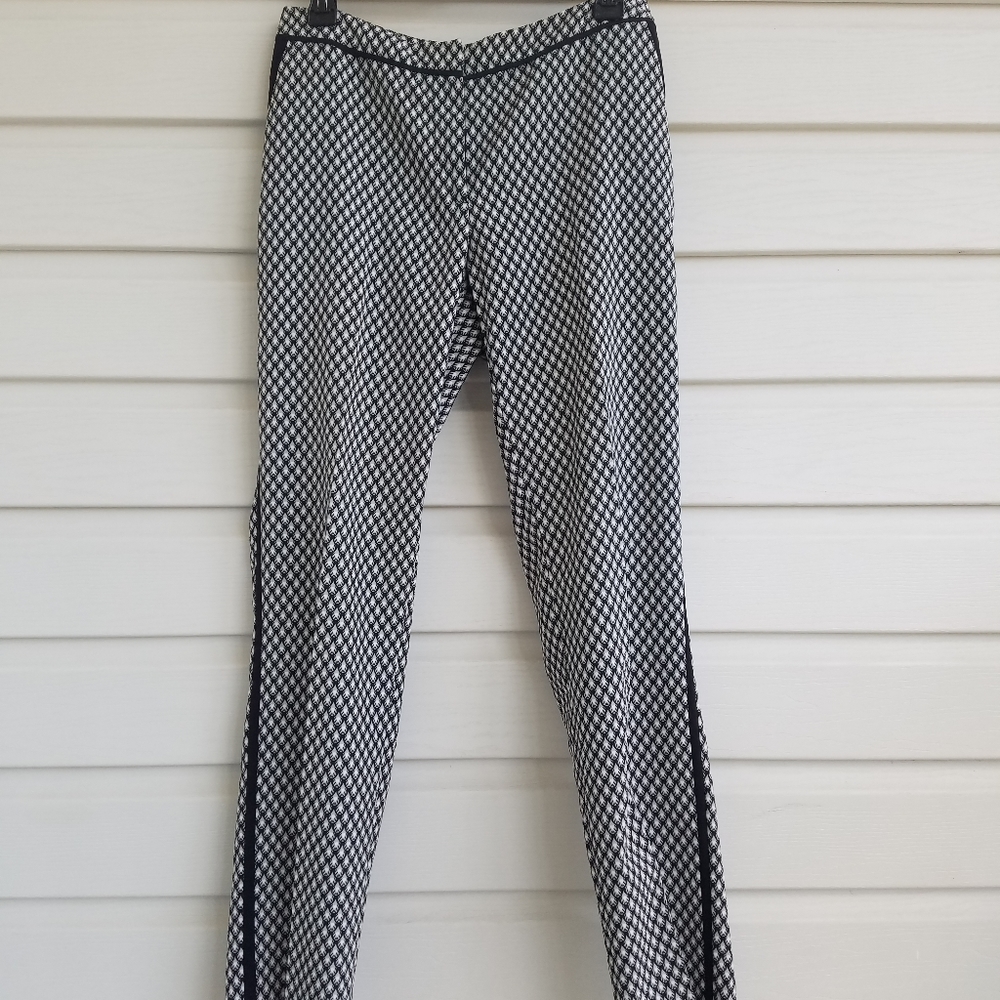 HM Black and White Tuxedo StriperTrousers.